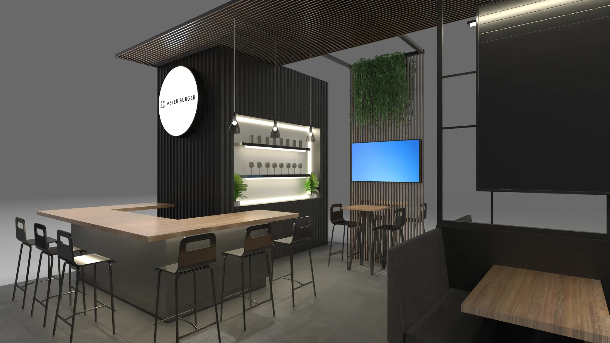 20x30 Island booth design by Reaction Space